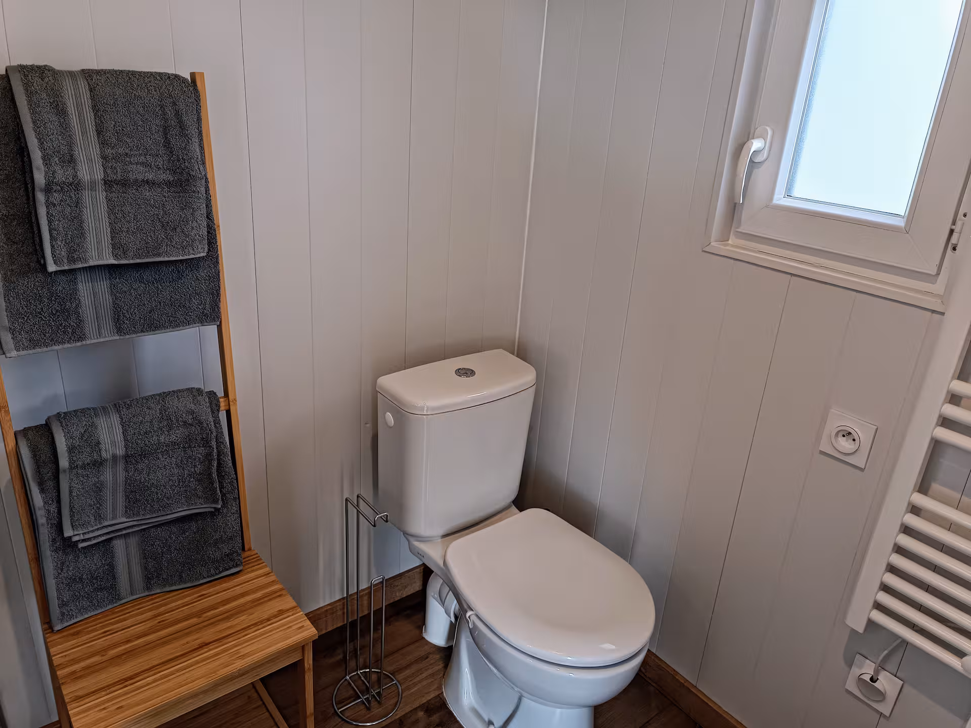 Toilettes séparées de la tiny house